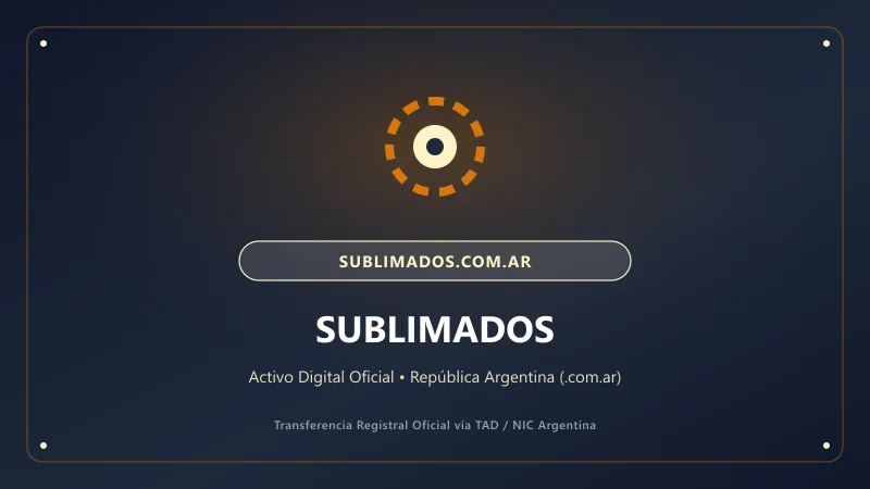 Composición visual de Sublimados para el portal sublimados.com.ar